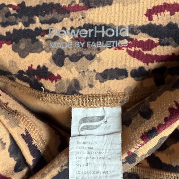 Fabletics Cacao Tigress On-The-Go PowerHold High-Waisted Mesh Leggings - Picture 6 of 12